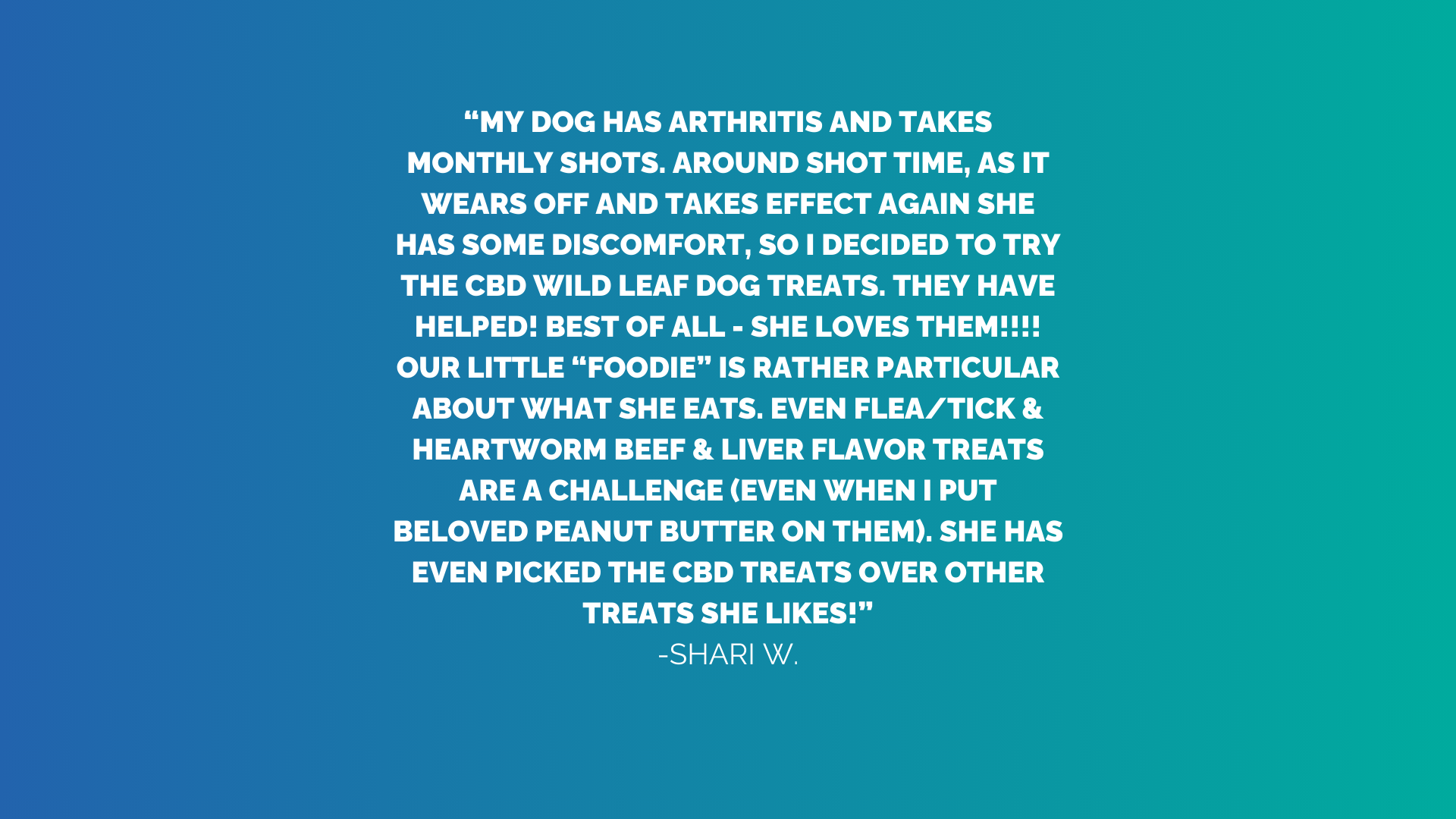 CBD Wild Leaf Customer Review